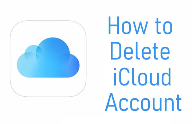 Delete iCloud Account on iPhone iPad