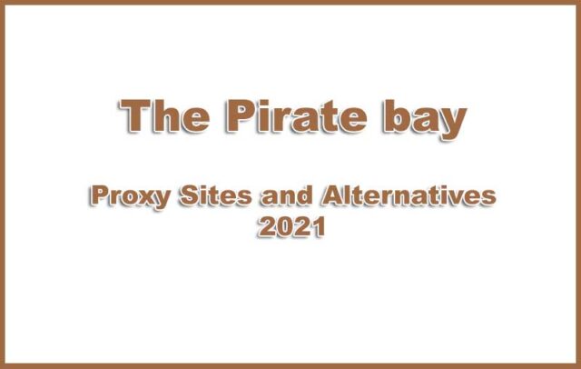 PirateBayTorrents Proxy and Alternative Sites