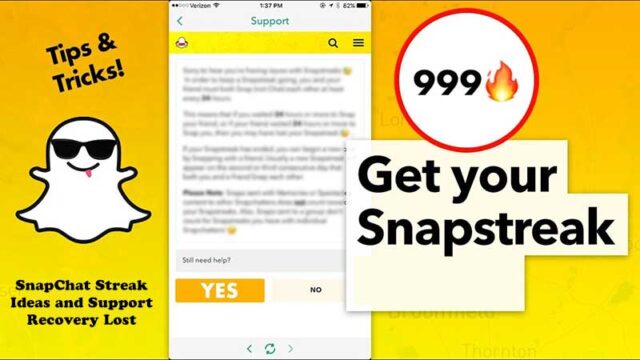 SnapChat Streak Ideas and Support Recovery Lost - How About Tech