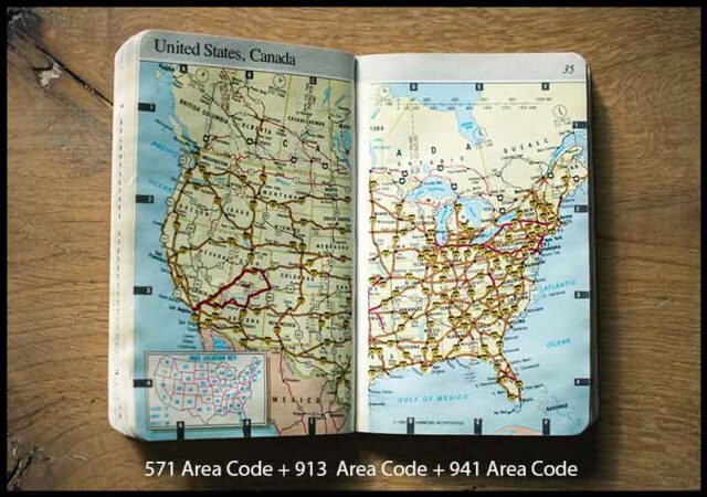 571 Area Code, 913 Area Code, 941 Area Code