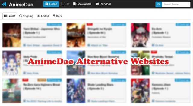 AnimeDao to Alternative Website