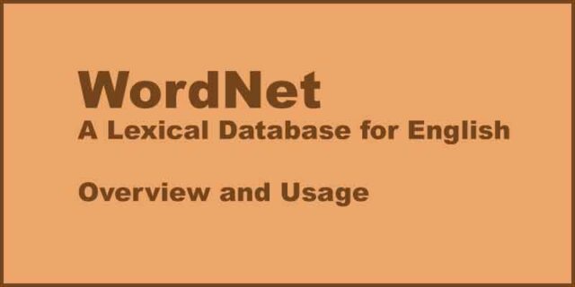 Wordnet Usage