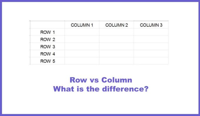 Row vs Column Comparison in a Spreadsheet - How About Tech