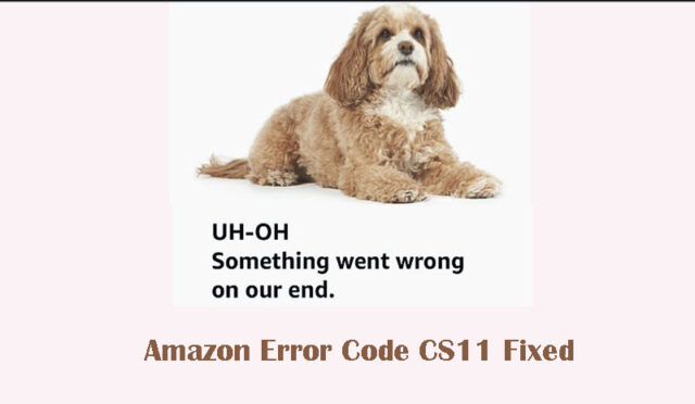 Amazon app CS11 error