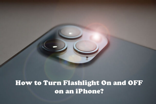 turn flashlight off on iphone