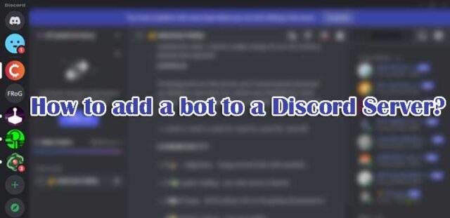 How to add bot to Discord Server