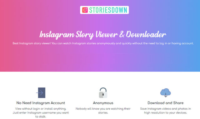 storiesdown not working