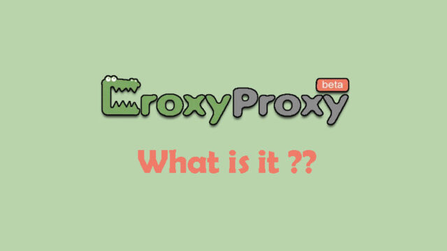 what is croxyproxy